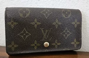 Louis Vuitton Monogram Porte Monnaie Billets Tresor Bifold Geldbörse. - Bild 1 von 24