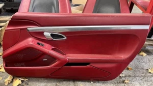 2012-2016 Porsche Boxster S passenger Door Card RED GT3 981 982 718 GTS - Picture 1 of 5