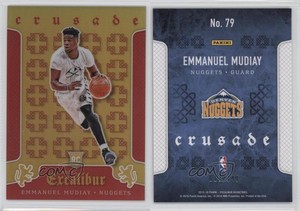 2015-16 Panini Excalibur Crusade Red /149 Emmanuel Mudiay #79 Rookie RC