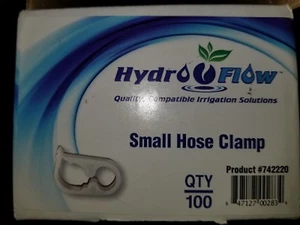 HydroFlow small hose clamp pack of 10 Irrigation Hydroponics  Grow Aquarium Pump - Picture 1 of 1