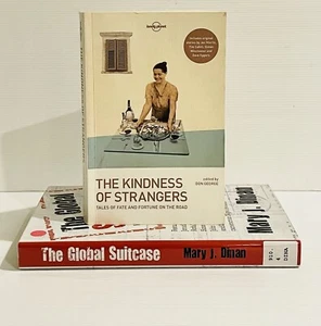 2 Bk Lot - Lonely Planet - Kindness of Strangers/ The Global Suitcase -M J Dinan - Picture 1 of 11
