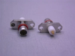 2 Radiall R128.474.847 BMA-COM 2 Hole Flange Receptacles W/Cylindrical Contact - Picture 1 of 1