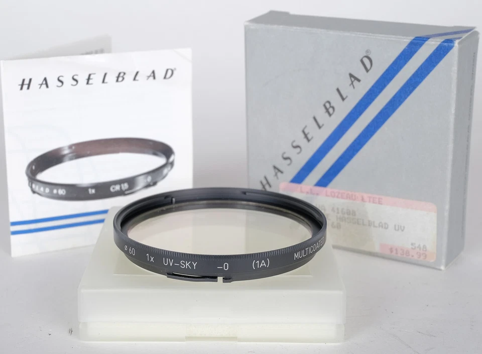 Mint in box Hasselblad UV-SKY -0 (1A) Multicoated 60 B60 Bayonet Protect. Filter - Image 1 of 4