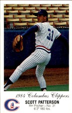 1984 Columbus Clippers Police #18 Scott Patterson - NM