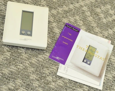 Genuine Original OEM Johnson Controls T500HCP1 Programmable Thermostat White - Image 1 of 4