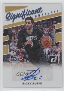 2017-18 Panini Donruss Significant Signatures Ricky Rubio #SS-RR Auto