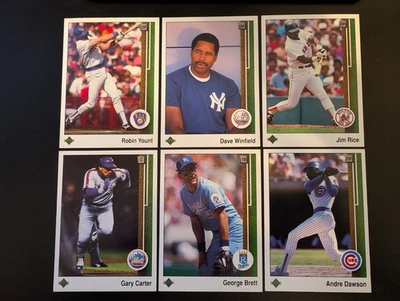 Béisbol Upper Deck 1989 - Lote de 6 cartas Foto 1 de 4