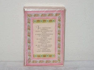 NIP 12 Vintage Gibson Note Cards + Envelopes Inspirational Unexpected Miracles - Picture 1 of 3