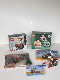 LEGO SEASONAL HOLIDAY CHRISTMAS SET LOT 40206 40604 30584 30474 BRAND NEW SANTA