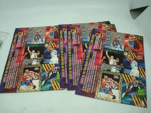 4 1994-95 SKYBOX NBA HOOPS 2 Promo non tagliato 6 fogli di carte RODMAN, LUTTO, BAMBINO - Foto 1 di 9