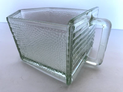 Rare  Antique Vintage Large Original Poncet Glass Dry Scoop for Hoosier Cabinet - Image 1 of 4