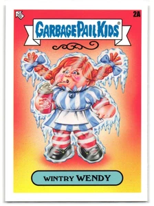 Wintry Wendy 2021 Garbage Pail Kids Wendy's Fast Food Parody - Exact Card Shown - Bild 1 von 2