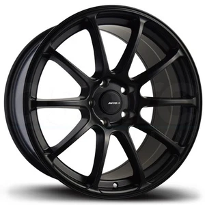 One 18x8.5 AVID1 AV27 5x114.3 35 Black Wheel Rim 73.1 - Picture 1 of 3