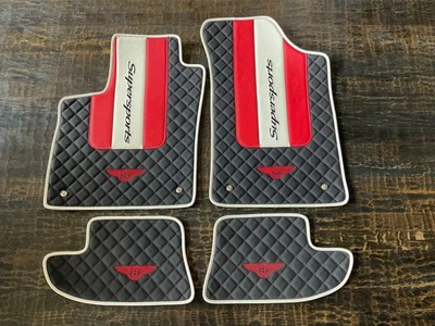 13-18 Bentley Continental Supersports GTC Convertible Bespoke Leather Floor Mats - Image 1 of 4