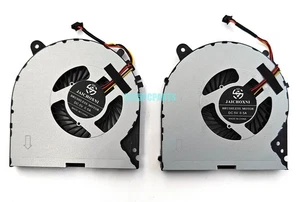 New A Pair Lenovo Ideapad Y700-15ISK Y700-15ACZ CPU & GPU Cooling Fans - Picture 1 of 4