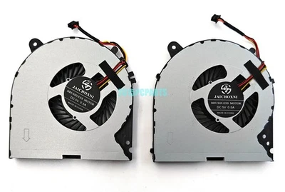 New A Pair Lenovo Ideapad Y700-15ISK Y700-15ACZ CPU & GPU Cooling Fans - Image 1 of 4