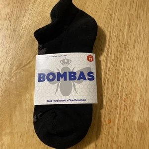 Bombas Crew Wadensocken Erwachsene Medium schwarz Waben Fußgewölbestütze - Bild 1 von 2