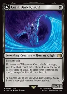 MTG - CECIL, DARK KNIGHT - Final Fantasy (R) - Picture 1 of 1