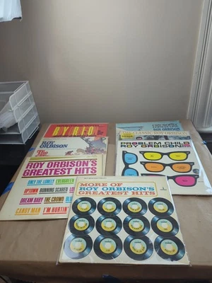 7 LP Roy Orbison Lot 50s 60s Rock and Roll Cry Softly Problem Child Greatest Foto 1 de 4