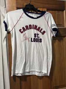 Victorias Secret PiNK mlB Tshirt St Louis Cardinals Baseball Short Sleeve Large - Picture 1 of 7