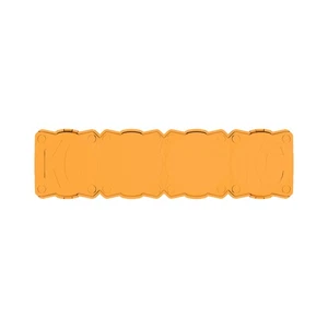 KC HiLiTES for FLEX ERA LED Light Bar 10in. Light Shield - Amber (SHIELD ONLY) - Picture 1 of 4