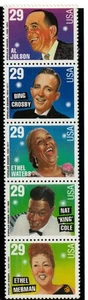 Scott 2849-2853 29¢ Cantantes Populares MNH Envío Gratis en EE. UU.!!! - Imagen 1 de 1