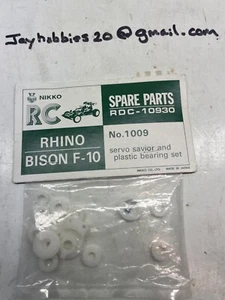 Juego de cojinetes de plástico, ahorrador y servo rinoceronte nikko f10 bisonte n.o 1009 - Imagen 1 de 2