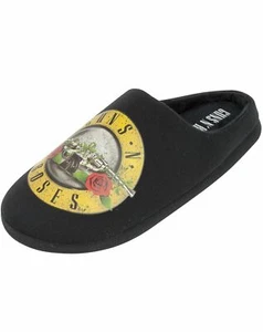 Zapatillas de mula Guns N Roses negras con logotipo para hombre - Imagen 1 de 11