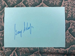 George Schaefer - CBS Playhouse - Beverly Hills Cop III - Autographed 1967 - Picture 1 of 2