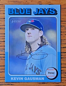Topps Heritage Mini 2024 - Borde azul #303 Kevin Gausman/25 - Imagen 1 de 3