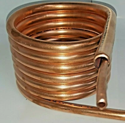 Spirale Rohr in Rohr Kupferrohr 18x1mm mit innenlieg. Kupfer. 8x1 Außend. 198mm - Bild 1 von 4