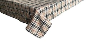 Tartan Tablecloth UK Made 8 Colours & Sizes Table Cover Check Dining Cloth - Picture 1 of 43