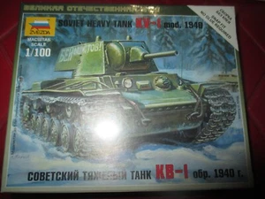 NIP ZVEZDA 1:100 Scale SOVIET Russian HEAVY TANK KV-1 - 2011 - Picture 1 of 2