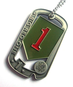 1st INF. DIVISION "AJOUREE" (Commemorative Dog Tag) - Foto 1 di 1