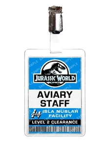Jurassic World Aviary Staff Cosplay Film Prop Fancy Dress Comic Con Halloween - Picture 1 of 1