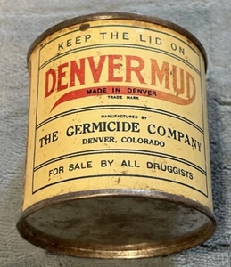 Vintage Denver Mud - The Germicide Co. For Sale By All Druggists - New Old Stock - Picture 1 of 3
