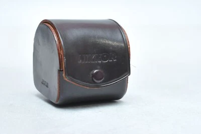 Estuche de cuero marrón prisma buscador nivel cintura NIKON F vintage Foto 1 de 3