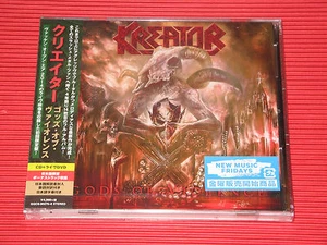 5ET 2017 Kreator Gods of Violence with Bonus Track JAPAN CD + DVD SET - Picture 1 of 2