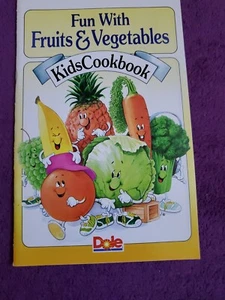 1992 Dole Spaß mit Obst & Gemüse Kinder Rezepte Kochbuch 44 Seiten - Bild 1 von 10
