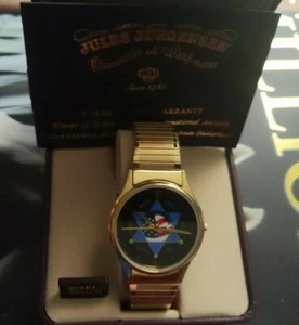 NEW Jule Jurgensen United States Police Watch 7531PL Vintage Quartz Gold RARE - Picture 1 of 7