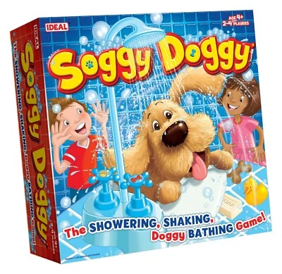 IDEAL Soggy Doggy Game - Fun Family Board Game with Water Surprises, Race to Win - Image 1 of 4
