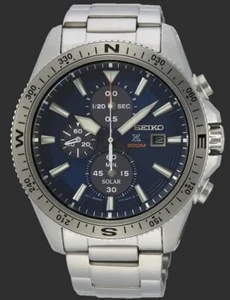 Seiko SSC703P1 Solar Mens Watch w Box. No papers - Picture 1 of 6
