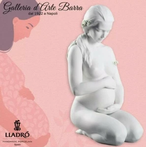 Lladró Artistic Porcelain by Lladro. The Pregnancy. White porcelain. - Picture 1 of 12