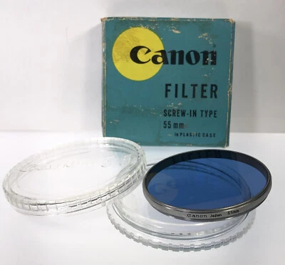 Genuine Canon Color Conversion B 55mm Lens Filter for Canon 50mm f/1.2 LTM NOS - Image 1 of 4