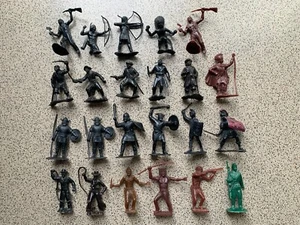 Soviet toy soldiers DZI others Indians pirates Vikings cowboys Romans USSR 23pcs - Picture 1 of 21