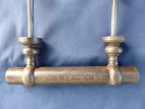 Poignée longue 20,2 cm Bâton de berger Ancienne Fonte  Porte d'entrée - Photo 1/6