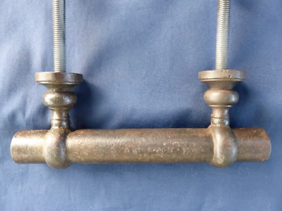 Poignée longue 20,2 cm Bâton de berger Ancienne Fonte  Porte d'entrée - Photo 1/4