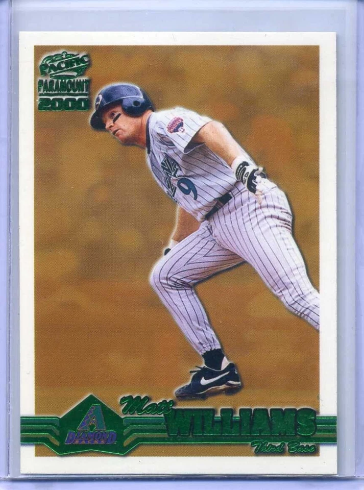 Matt Williams 2000 Pacific Paramount verde esmeralda #16 - Diamondbacks Foto 1 de 1