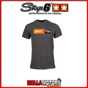 S6-09007/L T-SHIRT STAGE6 RACING GRIGIO TAGLIA L - Foto 1 di 5