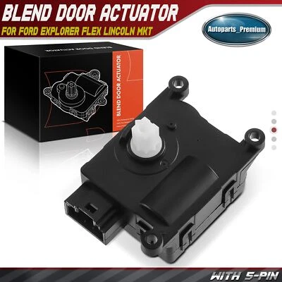 Heater Blend Door Actuator for Ford Explorer 11-19 Flex Lincoln MKT Auxiliary - Image 1 of 4